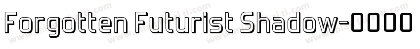 Forgotten Futurist Shadow字体转换